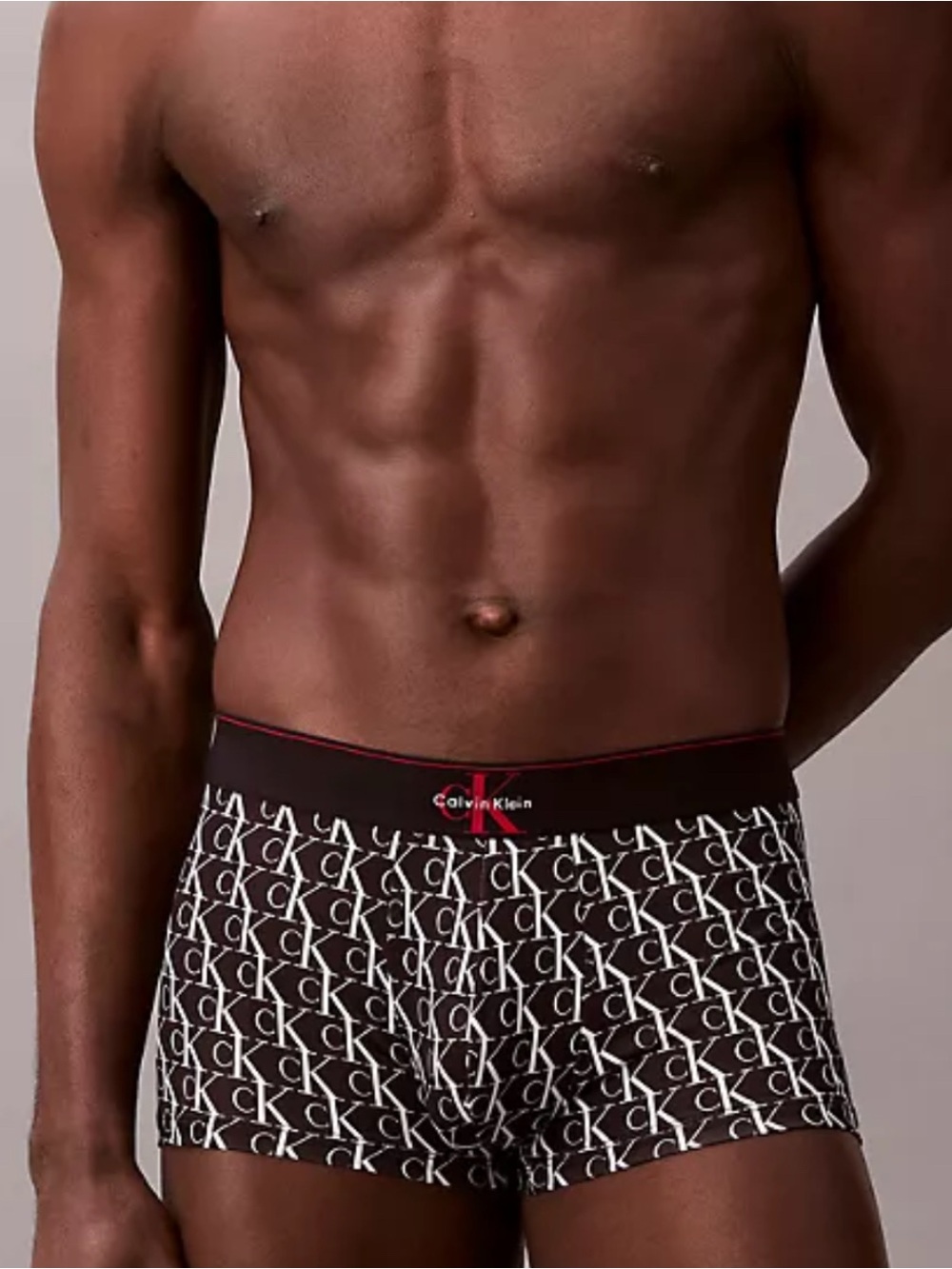 Calvin Klein Microfiber tech low rise  graphic monogram stretch low rise